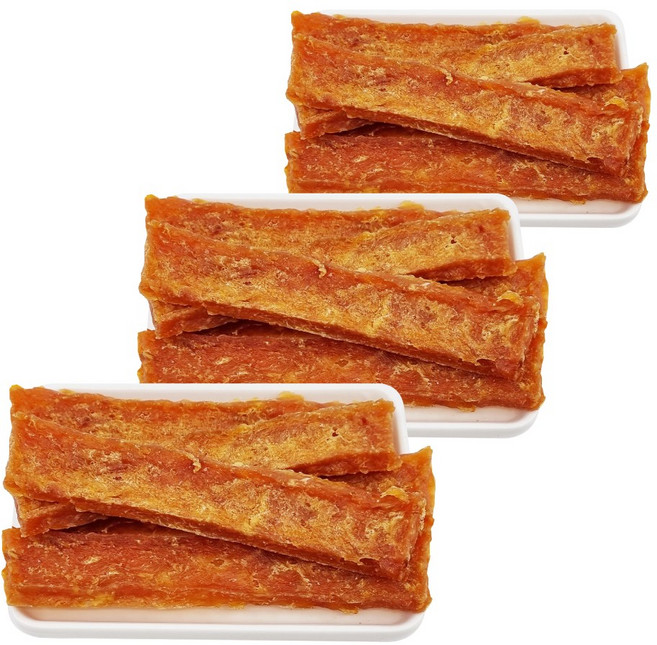 국내제작 닭가슴살과 참치로 만든 부드러운 식감의 치튜스틱 소화흡수에 좋은 강아지수제간식, 3개, 70g