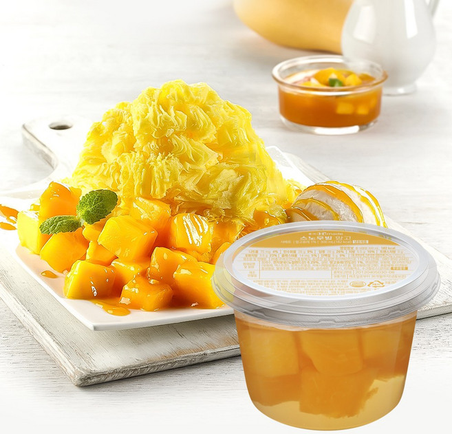 흥국 스노우빙 망고토핑 260g, 3개