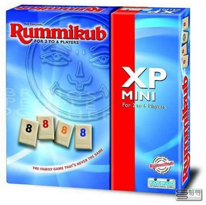 【哿哿】拉密 Rummikub XP mini 六人旅行版 中文正版桌遊, 1個