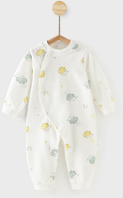 新生嬰兒衣服春秋款初生兒打底爬爬服秋季睡衣超萌寶寶連體衣代發