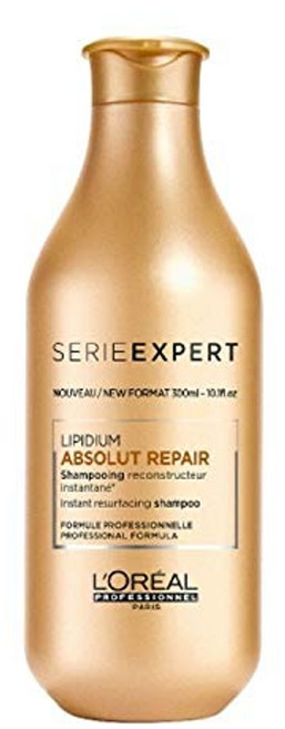 유럽 로레알 프로페셔널 시리즈 엑스퍼트 앱솔루트 리페어 리피듐 샴푸 부드럽고 윤기 나는 머릿결 1팩1 x 300ml 헤어케어, 1개