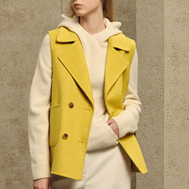 como숏 핸드메이드 베스트