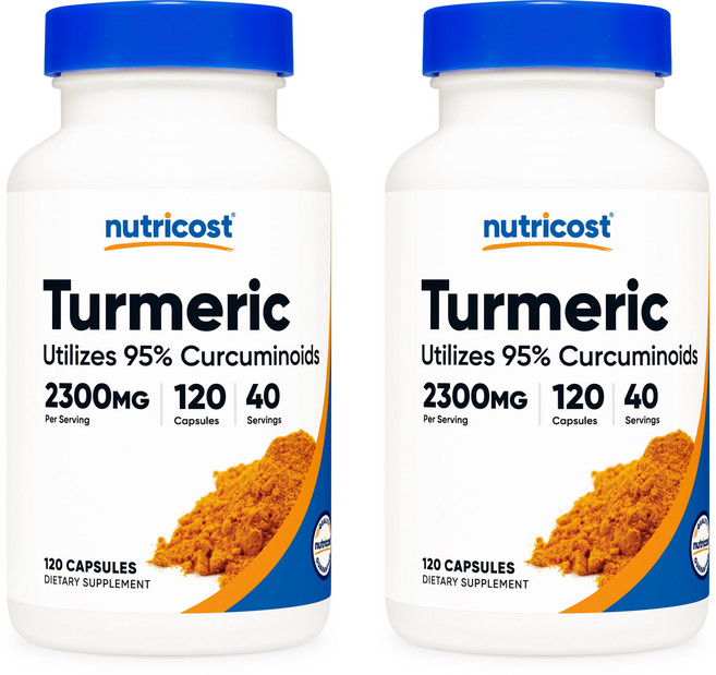터메릭 강황 커큐민 120캡슐, 2개, 단품, 120정
