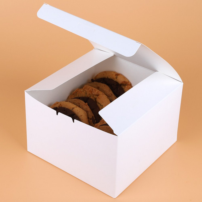 온니유팩 무지 쉬폰 박스(10EA) 베이커리 포장 상자 일회용