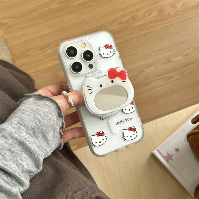 에코핏 휴대폰 맥세이프 호환 마그네틱 키티거울, 1개