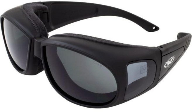 글로벌비전 아웃피터 패딩 핏오버 모터사이클 고글 오토바이 선글라스, 1개