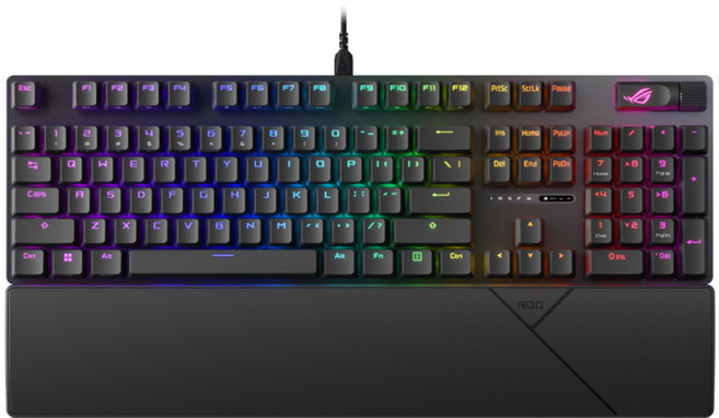 ROG Strix Scope II X 電競鍵盤 支援熱插拔 PBT二色鍵帽 機械鍵盤, 雪軸,主商品