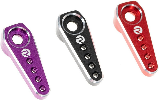 램프크랩 RC 마이크로 서보 혼 25T 직경 4.9mm M1.4mm 알루미늄 합금 7075 AX24 및 SCX24용 암 업그레이드 액세서리