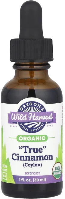 Oregon's Wild Harvest 유기농 트루시나몬(실론)추출물 333mg 30ml(1fl oz), OregonsWildHarvest유기농트루시나몬실론추출, 1개, 30ml - 쿠팡
