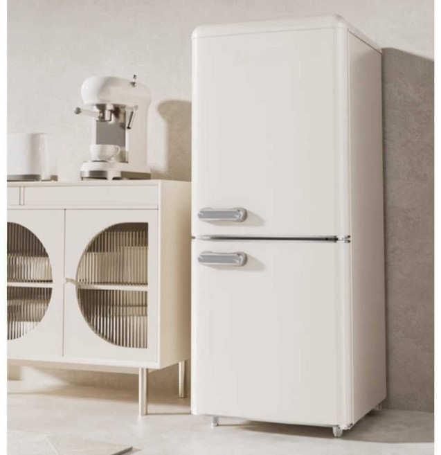 레트로냉장고 2도어 중형 음료수 사무실 신혼집 118L, 1.  베이지