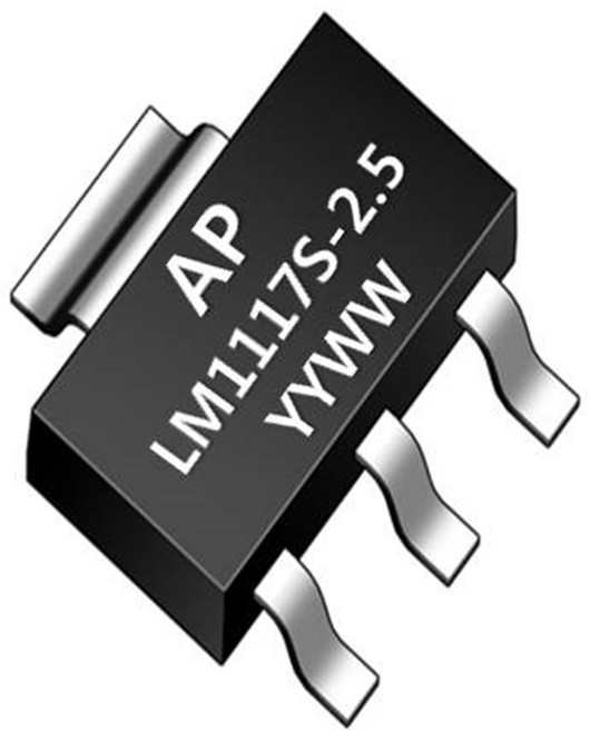 LM1117-2.5 2.5V 1.0A LDO 리니어 레귤레이터, LM1117R25/TO-252(D-PAK)