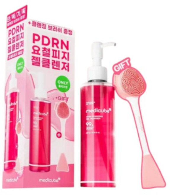 메디큐브 PDRN 젤투폼 클렌저 200ml 기획(+클렌징브러쉬 ), 1개