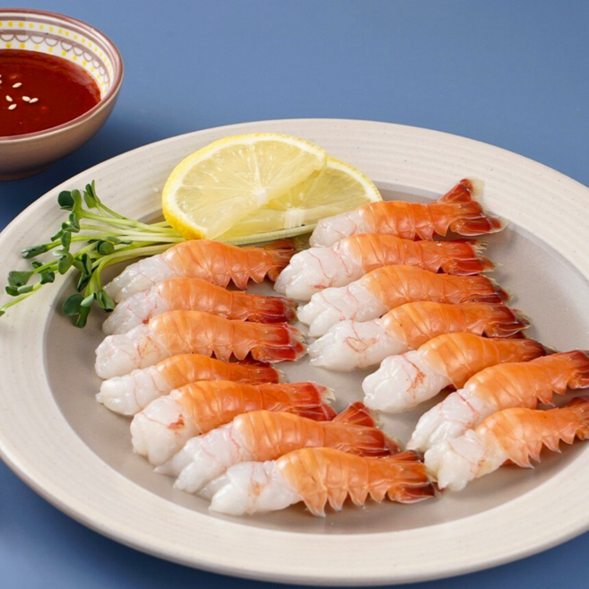 훈훈수산 제주도 자연산 딱새우회 대, 4개, 150g (13-16미 내외)