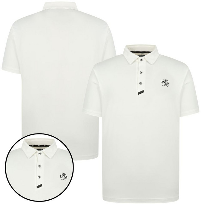 PGA 남성 쿨터치 베이직 반팔 카라티셔츠 PGMTS52323
