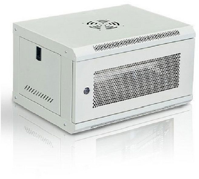 昆星科技 網絡機櫃 伺服器機櫃 電腦機櫃, 6U-加厚冷軋鋼板【白色網門款】