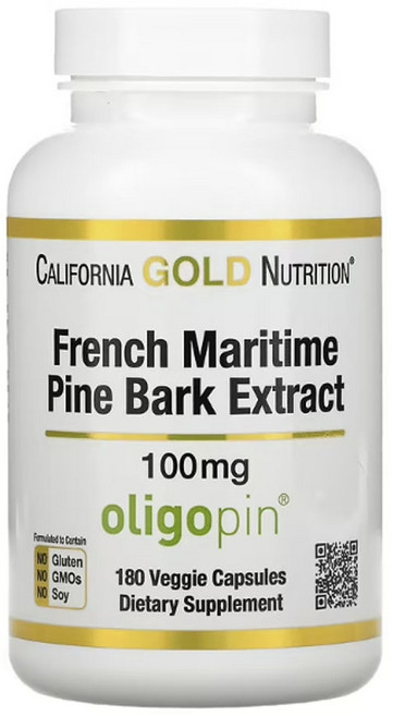 CGN 프랑스해안소나무껍질추출물 항산화제 폴리페놀 100mg 180정, 1개