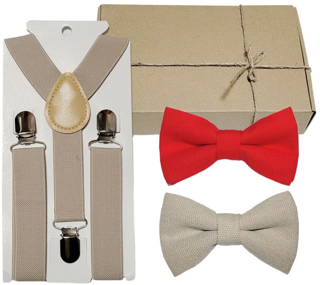 남아 보타이2개+멜빵1개 선물세트