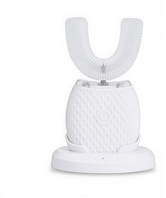 Kuchae 실리콘 전동칫솔 치아미백기, 1개, 화이트, AY-68104