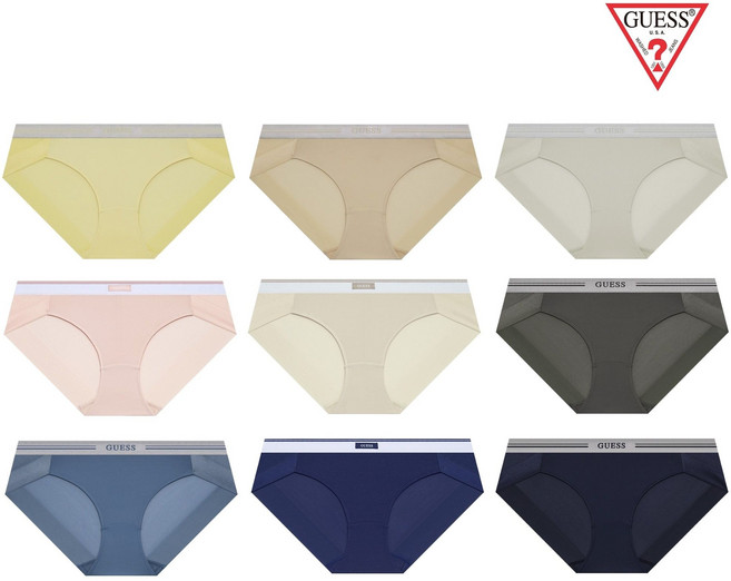 [백화점 발송] 게스 GUESS 여자 패션속옷 햄라인팬티