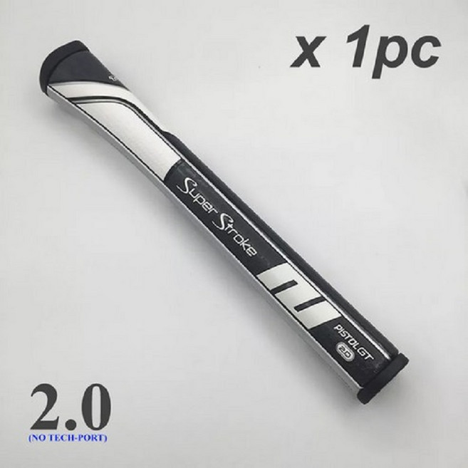 SuperStroke Traxion GT 2.0 골프 퍼터 그립 블랙/화이트/레드 - 1개, 19 GT 2.0 Gray 1pc