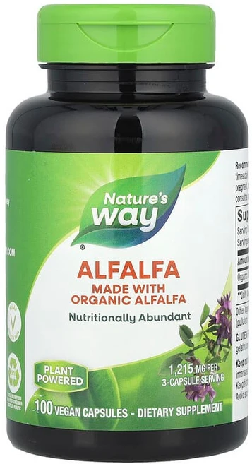 네이처스 웨이 Nature's Way 알팔파 베지 캡슐 100정캡슐 1정당 405mg126156원산지:기타, Nature's Way 알팔파 베지 캡슐 100정(캡슐, 1개 - 쿠팡