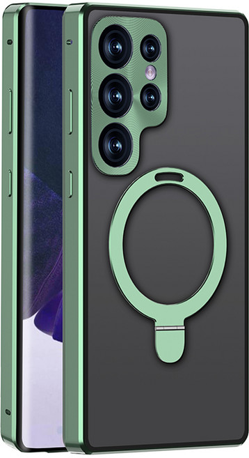 YINUO 겔럭시 S24 양면강화유리 마그네틱 자동흡착 magsafe 거치대형 케이스 적용