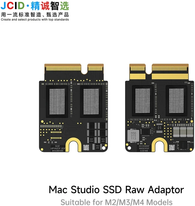 맥스튜디오 M1 울트라 SSD 업그레이드 키트 PCB 블랭크 보드용) 2TB NAND 회로 기판 확장, 01 for M2 M3 M4 Models