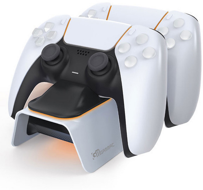 PS5 듀얼센스 겜맥 듀얼 패드 LED 충전독 충전스탠드, 1개