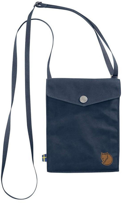 Fjällräven 포켓 크로스바디 - 내구성 있는 G-1000 원단 컴팩트한 보관 조절 가능한 스트랩 - 여행 네이비 원 사이즈