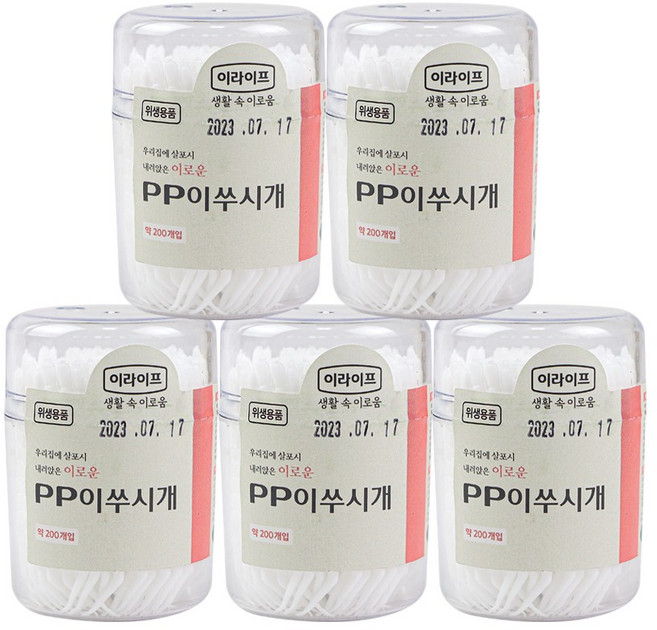 롯데 이라이프 PP이쑤시개, 5개
