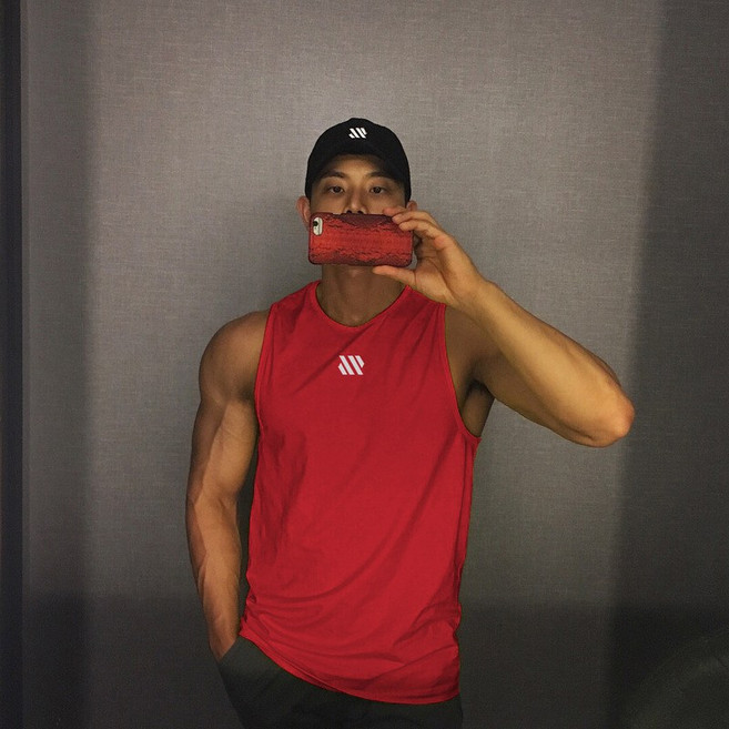 베씨 남성 어메리칸 헬스 민소매 나시 머슬 짐 남자 상의 머슬핏 짐웨어 운동 여름