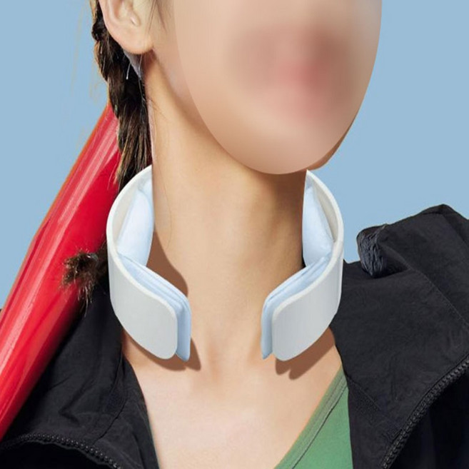 목걸이형아이스팩 골프넥쿨러 여름 야외스포츠 쿨링, 아이스넥쿨러 화이트