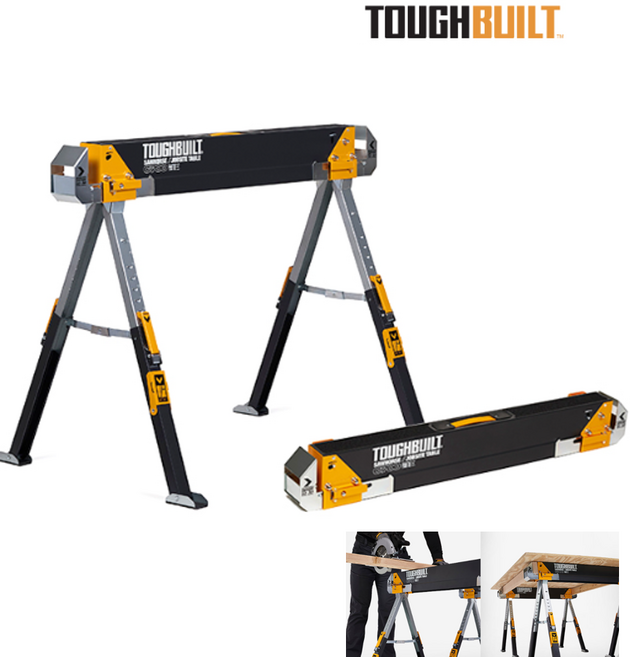 터프빌트 현장작업대 한옥우마 포함 세트 TB-C300 접이식 작업대 세트 목재작업용 휴대용 현장용, 1개
