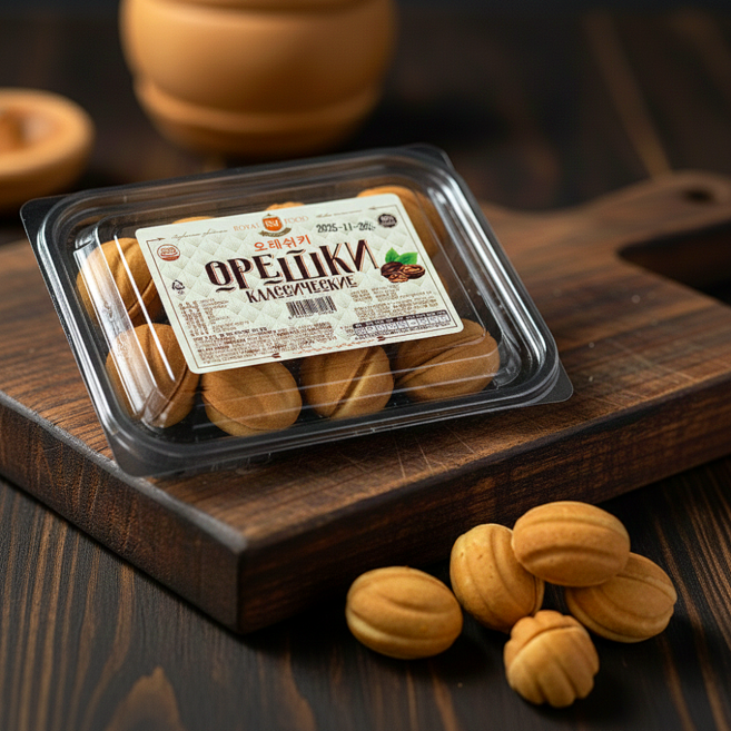 [bakery]러시아 정통 호두 디저트 오레쉬키, 1개, 190g