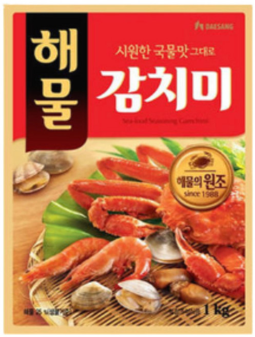대상 해물 감치미 분말 조미료, 1kg, 6개