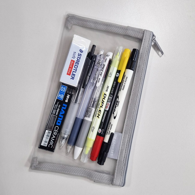 에이치비문화사 프리미엄 올인원 필기구 신학기 선물 세트, 1개, 그레이(GREY)