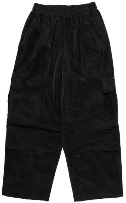 카고브로스 HYDE NUBUCK WIDE CARGO PANTS BLACK