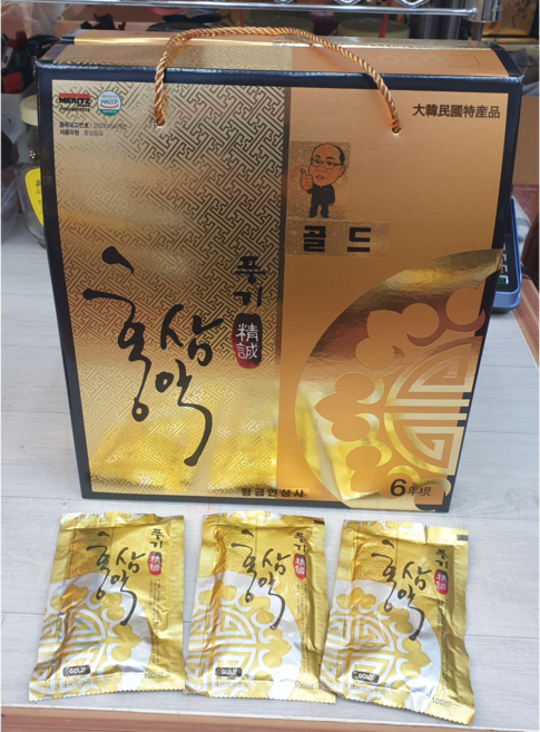 풍기인삼 황금 홍삼액골드 100ml 60포