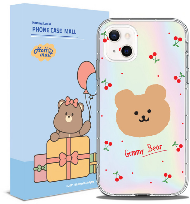 핫티몰 구미베어 캐릭터 휴대폰 케이스
