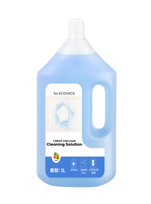 에코백스 로봇청소기 호환 세정제 대용량 세제 클리너, 1개, 1L