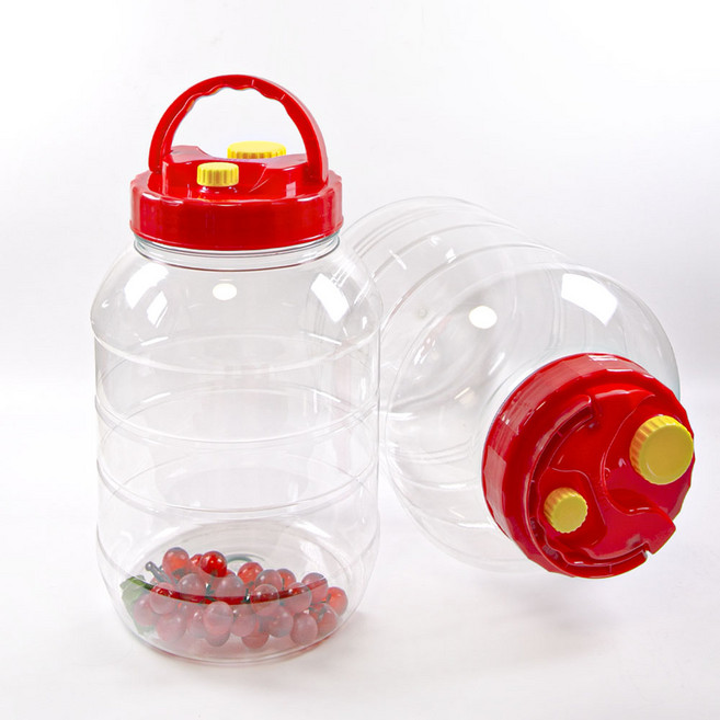 바른부엌 국산 PET 투명 과실주통 담금주통, 1개, 10L