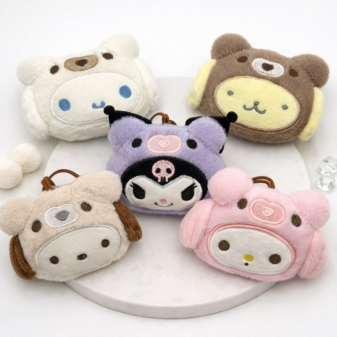 포롱비 분실방지 이름표 키링 동물인형 네임택