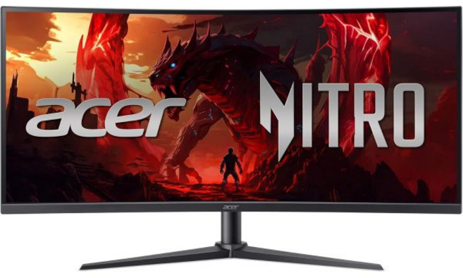 모니터 에이서 Acer Nitro 34인치 게이밍 QHD 3440 x 1440 1500R 21 9 커브드 AMD 프리싱크 프리미엄 200Hz 주사율 1ms VRB sRGB 99, [관부가세포함] Acer Nitro 34인치 게이밍 모