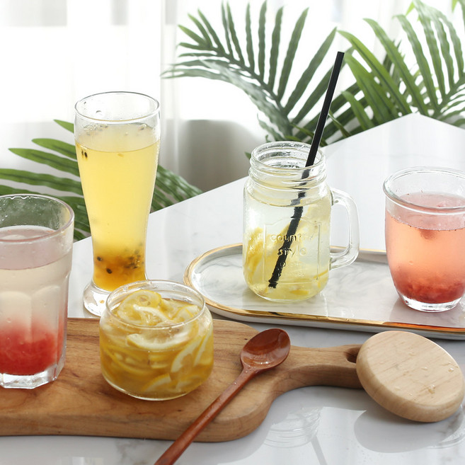 딸기청 자몽청 패션후르츠청 레몬청, 1개, 1L