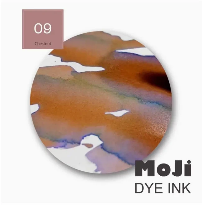 Moji 염료 잉크 컬렉션 레이어드 그라데이션 크로마그래피 핸드 계정 페인팅 서예 필기 펜 병당 30ml, 03 9