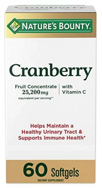 Nature's Bounty 크랜베리 ​​60 캡슐, 1개, 60정 - 쿠팡