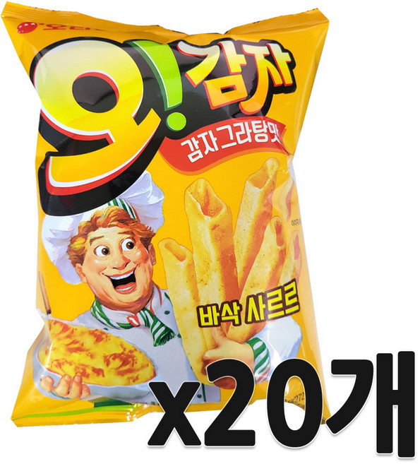 오리온 오감자 그라탕 스낵, 50g, 20개