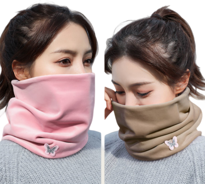 Makone 여성 라이딩 방한 바스크 남녀공용 커플 1+1 솔리드 넥워머