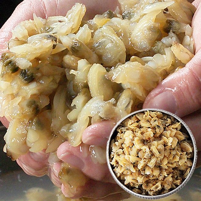 자연산 순살 손질 바지락, 10개, 100g (65미 내외)