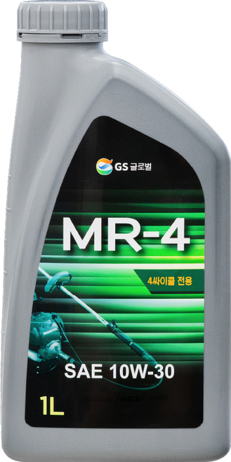 GS글로벌 4행정 엔진오일 1L 엔진 예초기 분무기 농기계용 MR-4, 1개